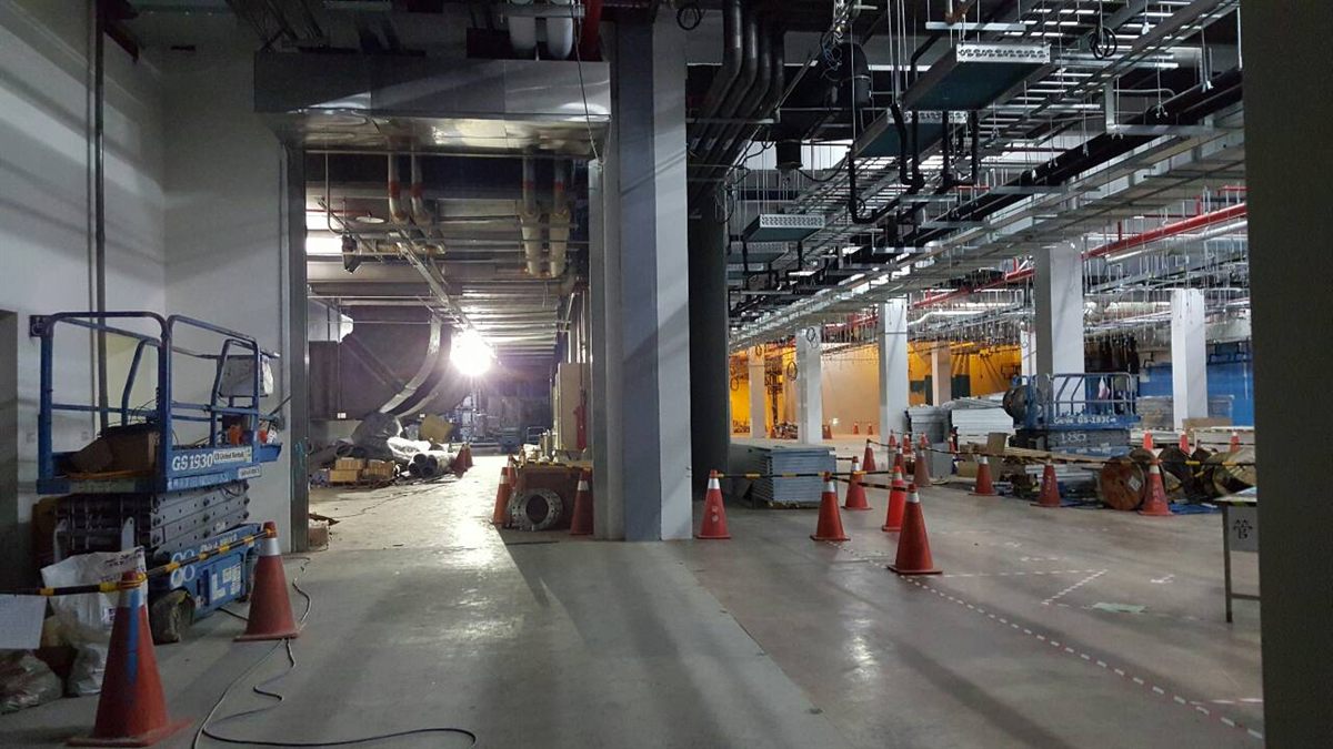 工業廠區弱電施工現場